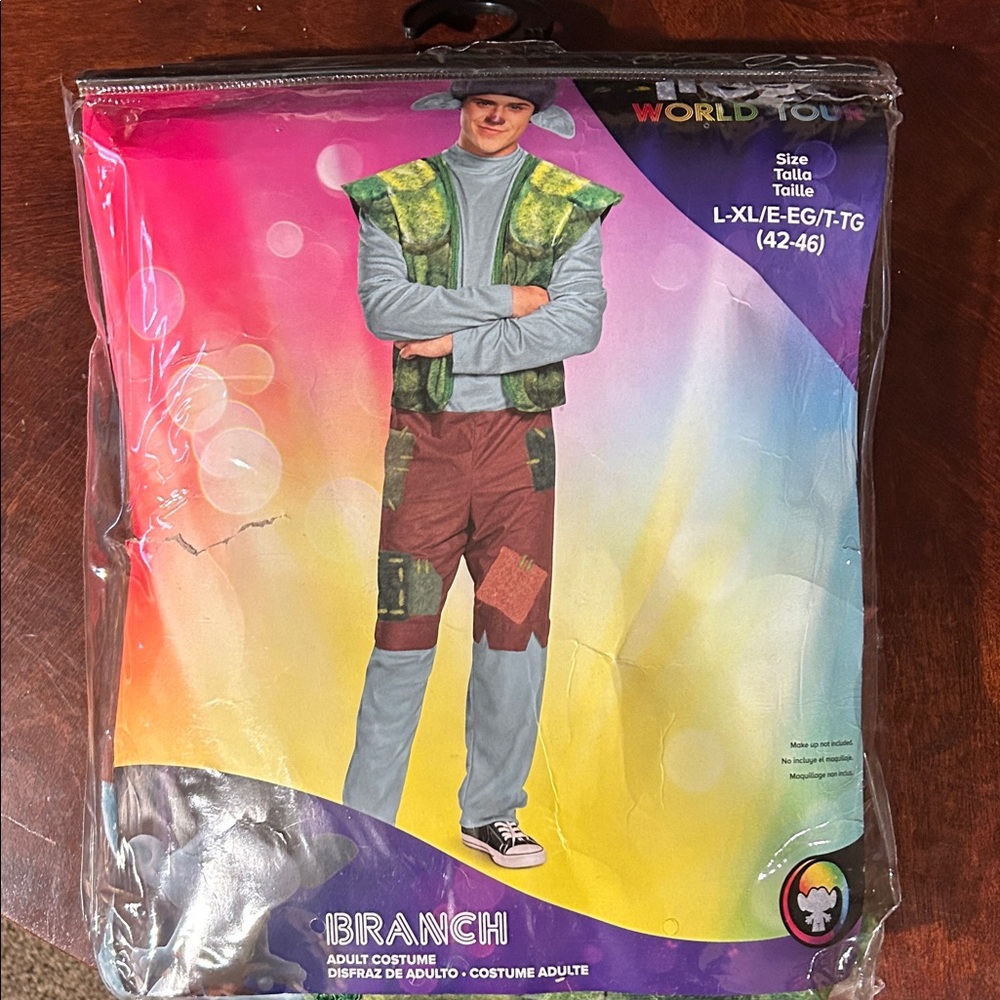Trolls World Tour Branch Adult Halloween Costume